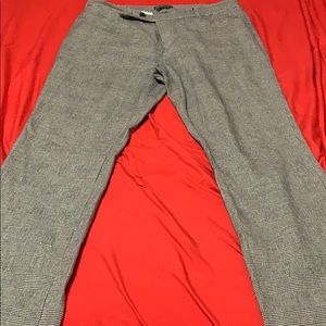 Black and White plaid dress pants